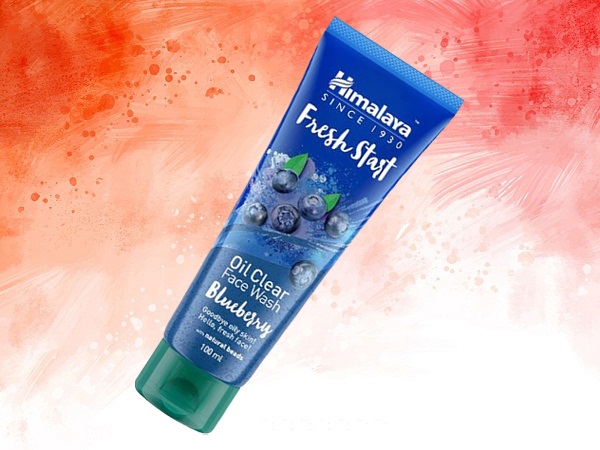 Himalaya Fresh Start Oil Clear Blueberry veido prausiklis