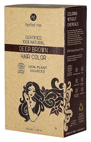 Herbal Me Natural Henna plaukų spalvos pudra