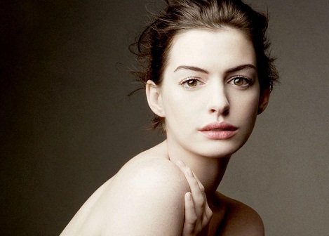 Anne Hathaway be makiažo 6