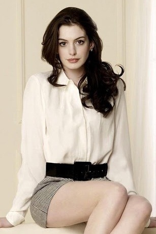 Anne Hathaway be makiažo 8