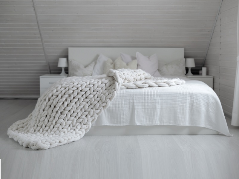 Beyaz Yatak Tasarımları