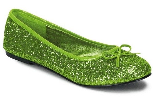 „Green Ballet Flats“ moteriški batai-6