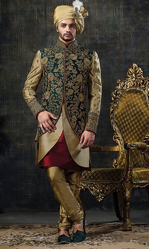 „Indo Western Sherwani“ jaunikiams