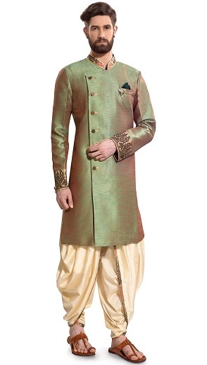 Pusiau Indo Vakarų Sherwani