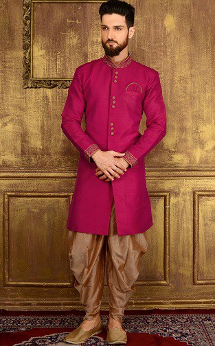 Düğün için Dhoti Sherwani