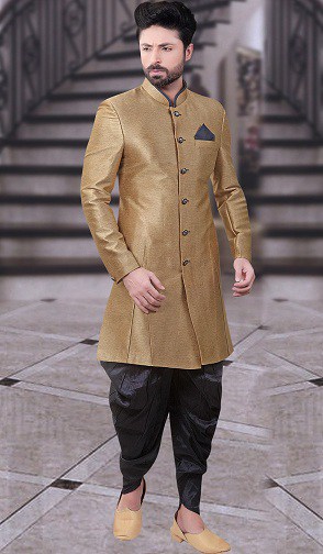 Indowestern Sherwani su Dhoti