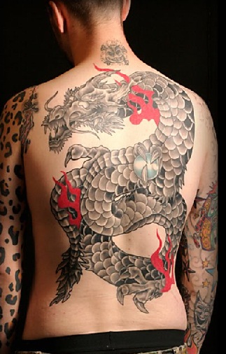 ejderha-motif-japon-dövme