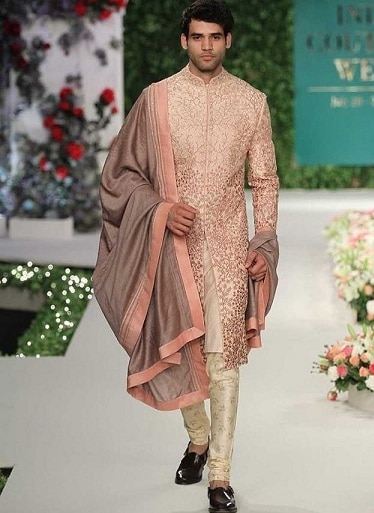 İşlemeli Jodhpuri Sherwani