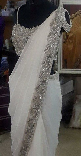 Tasarımcı Zardosi Saree