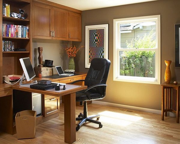 Elegantiška mažo biuro erdvės dizaino idėja