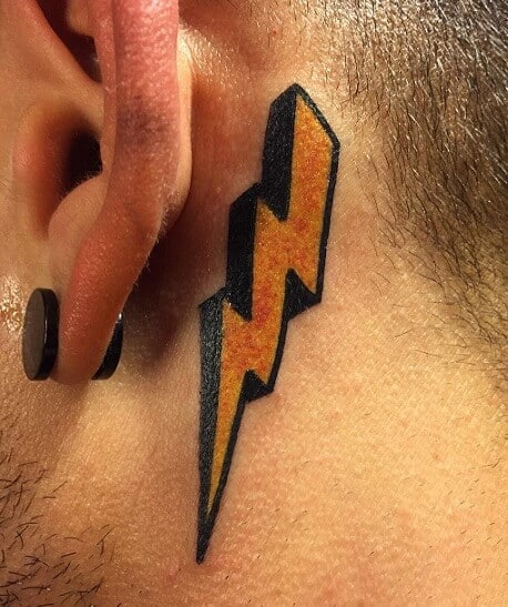 „Thunderbolt“ tatuiruotės dizainas