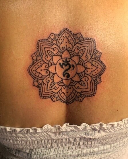 „Lotus Mandala“ tatuiruotė