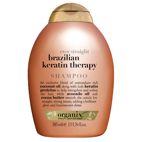Organix Ever Straight Brazilijos keratino terapijos šampūnas