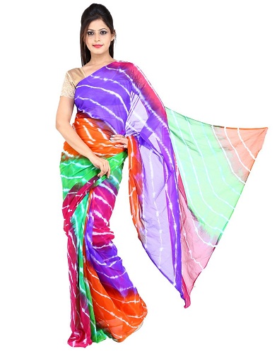 Jaipuri Leheriya Saree