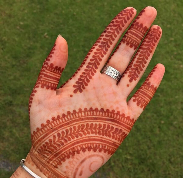 Arabų Mehendi dizainas