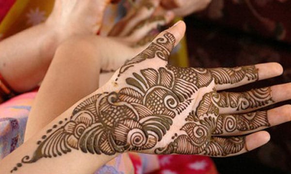 3 dalių arabiškas Mehndi dizainas