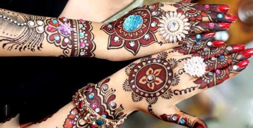 Arabų Mehndi dizainas paaugliams