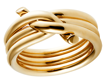 Sužadėtuvių žiedai iš aukso be akmenų