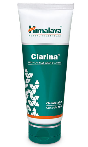 Himalaya Clarina veido prausimo gelis nuo spuogų