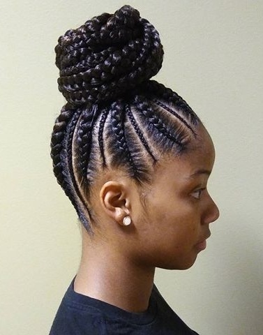 afrikalı amerikalı örgülü updos