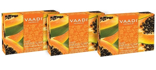 Vaadi Herbals šviežias papajos muilas