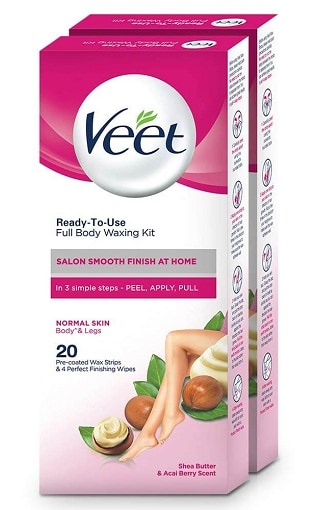 Normal Ciltler İçin Veet Tüm Vücut Ağda Kiti