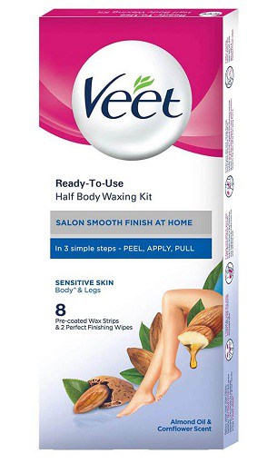 Veet pilnas momentinio vaškavimo rinkinys jautriai odai