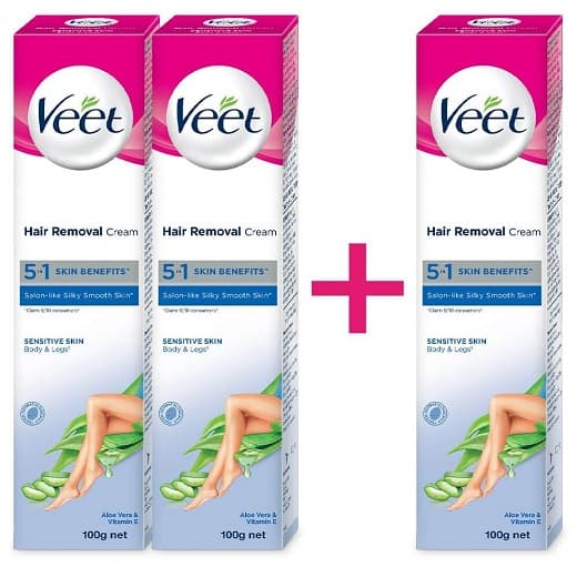 Hassas Ciltler İçin Veet Tüy Dökücü Krem