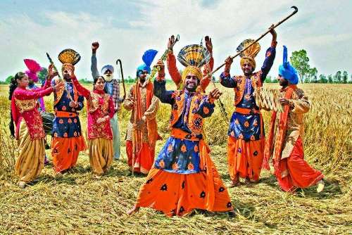 baisakhi šventė punjabe