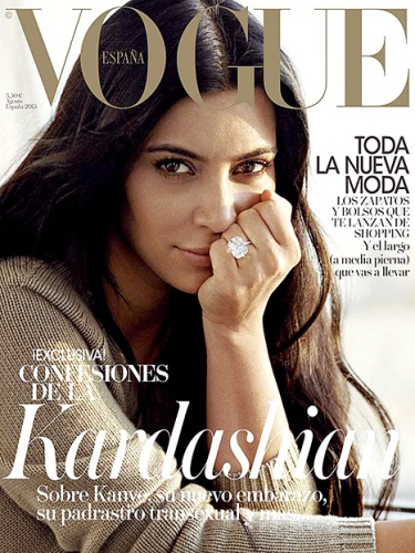 Kim Kardashian makyajsız dergi
