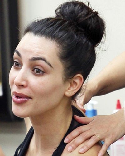 Kim Kardashian sıfır makyaj