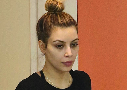Kim Kardashian'ın makyajsız hali