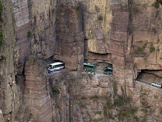 Guoliang Tüneli Yolu-dünyanın muhteşem yolları