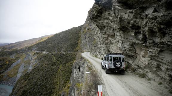 „Skippers Canyon“ kelias