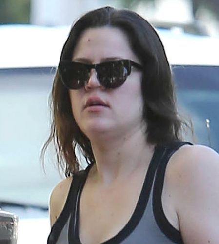 Khloe Kardashian makyajsız 2