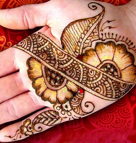 Pakistano Mehendi dizainas
