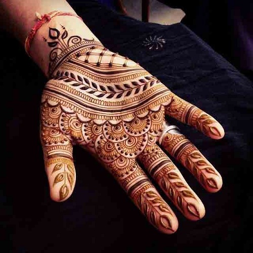 Arabų Mehndi dizainas