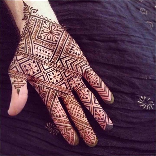 Afrikos Mehendi dizainas