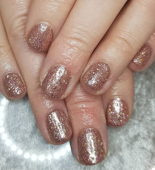 Yaz Nail Art Tasarımları Glitter