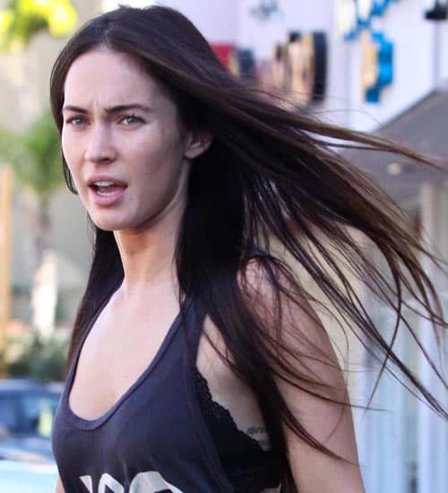 Megan Fox be makiažo 2