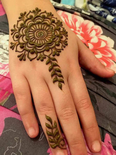 Kolay Mehndi Tasarımları