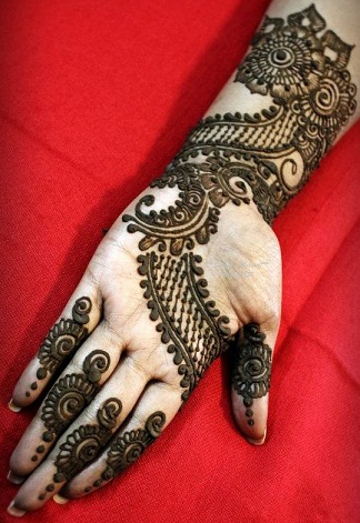 Palm Basit Mehandi Tasarımları