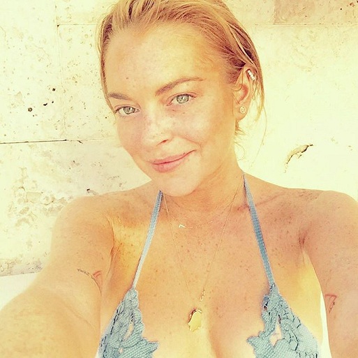 Lindsay Lohan Makyajsız 1