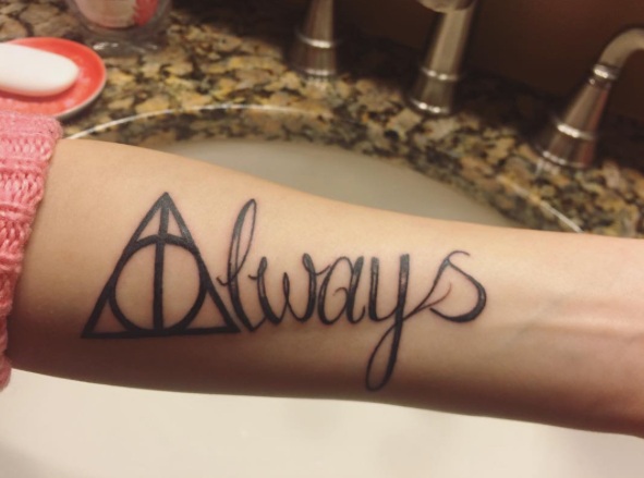 Haris Poteris visada tatuiruotė