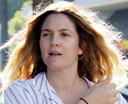 Drew Barrymore be makiažo 7