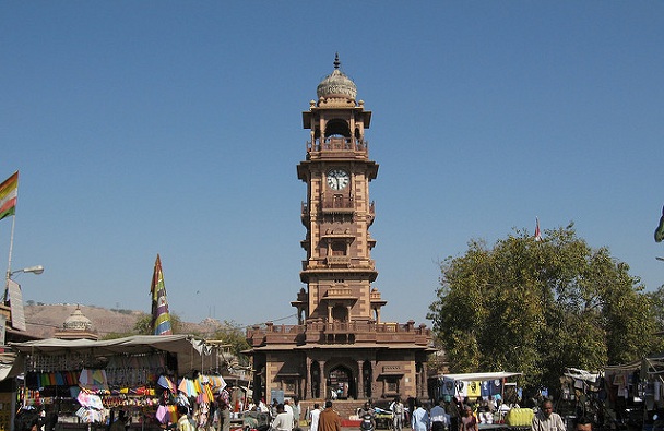 Jodhpur'da Saat Kulesi güzel yerler