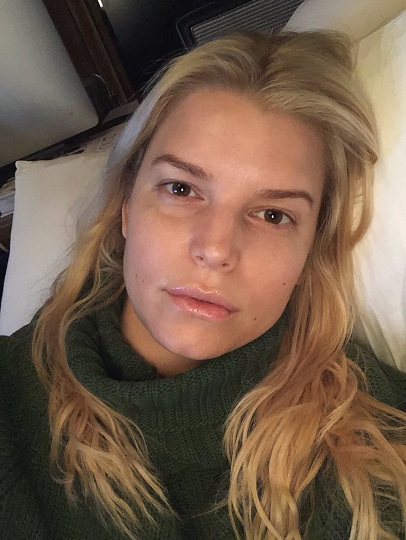 Makyajsız Jessica Simpson 4
