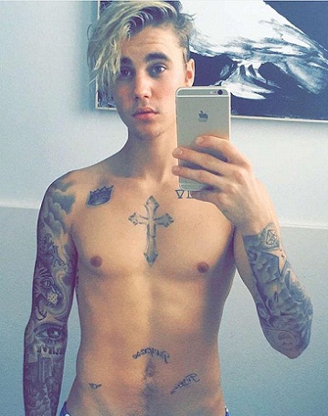 Justin Bieber makyajsız 12