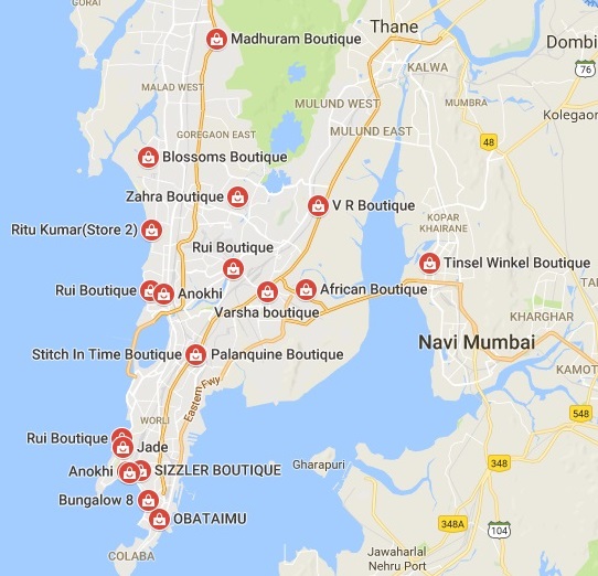 mumbai'deki butikler