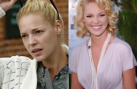 Katherine Heigl be makiažo 12